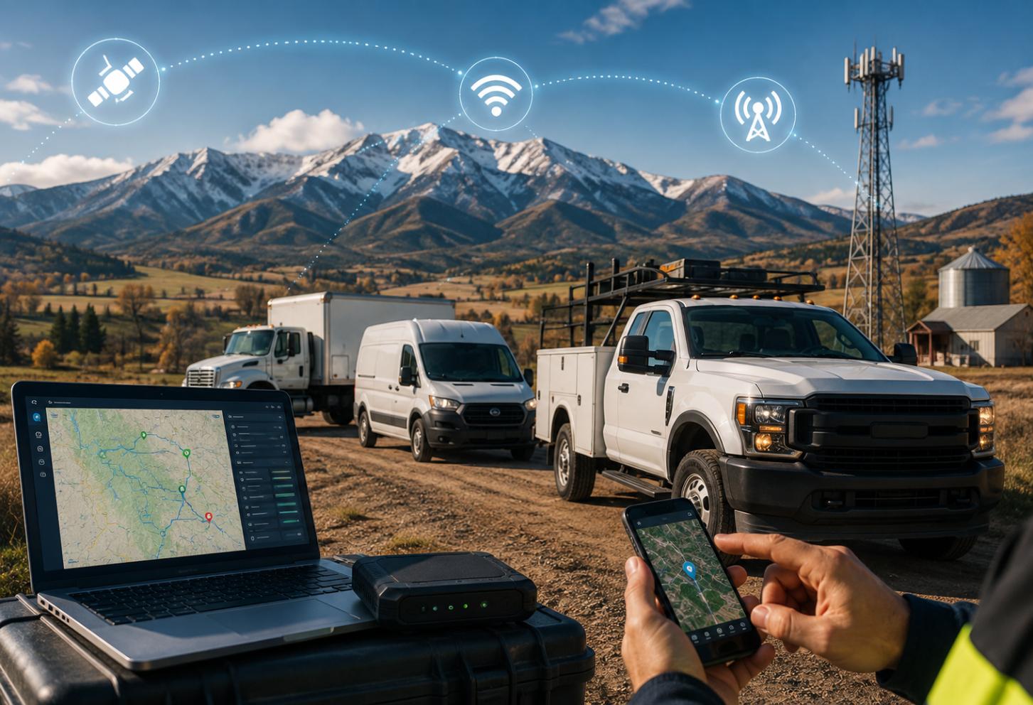 Connected Fleet Operations In The Mountains